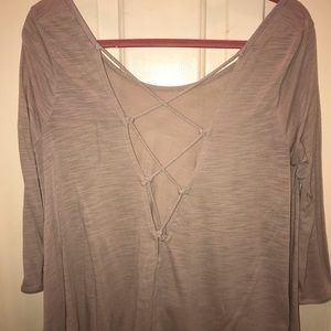 Abercrombie & Fitch brown blouse